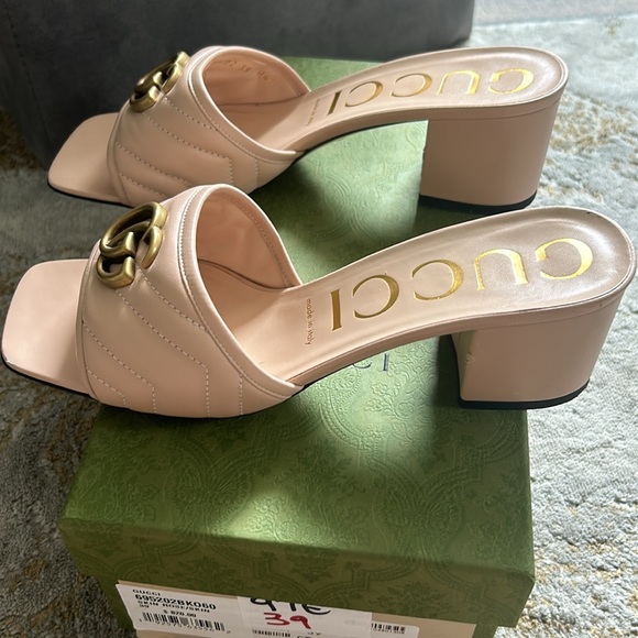 Gucci Double G Slide Heels - Picture 4 of 13